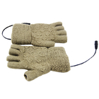 Winter-wieder aufladbare erhitzte Fingerless Handschuhe, die für Frauen sich wärmen