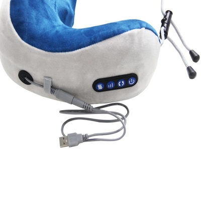 Hochwertige beliebte Mode U-Form Speicherschaum Hals Flugzeug Reisen Auto Kissen Hals Massager Kissen mit Wärme