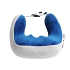 Premium U-Form Portable Trip Hals Kissen Multifunktionsverstellbares Speicherschaum Massagewärme