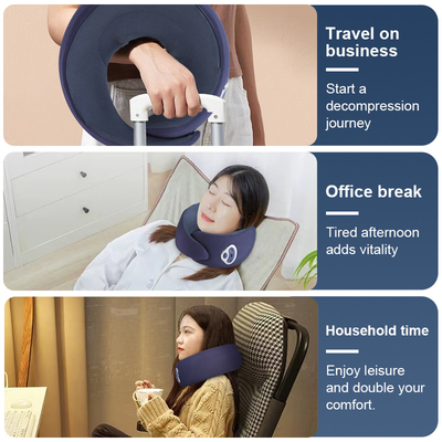 Großhandel kundenspezifische Ultra-Luxus-Halsstütze tragbare verstellbare Smart Heating Massage Kissen für Auto & Home Reisen