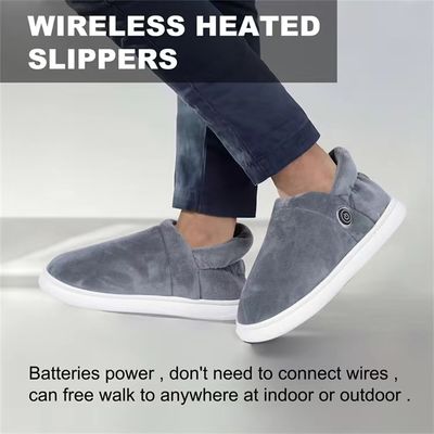 Grey usb electric foot warmer 110V adjustable temperature settings allowing customized warmth for maximum comfort during