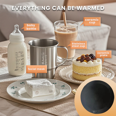 Multipurpose USB Cup Warmer Smart Travel Flasche Heizplatte mit drahtlosem Aufladen