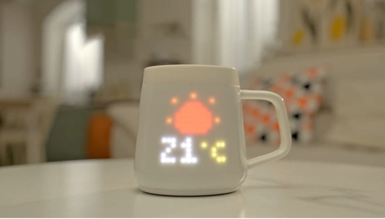 Custom Gifts Set für den Muttertag Ai-verstärkte Keramik-Tasse mit Pixel-Display Modernes Design Geschenk