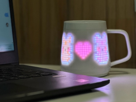 Custom Gifts Set für den Muttertag Ai-verstärkte Keramik-Tasse mit Pixel-Display Modernes Design Geschenk