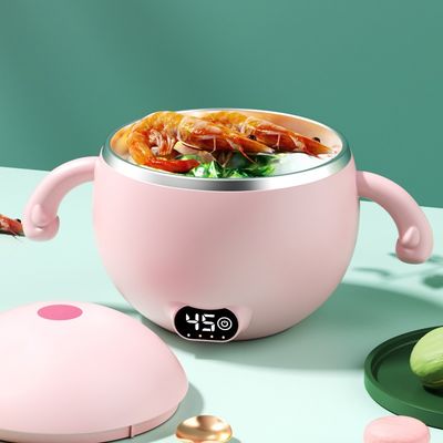300 ml Babyfutter-Wärmer Schüssel HW01 Tragbare Elektrische Große Edelstahl Babyfutterbehälter Warmer für Reisen