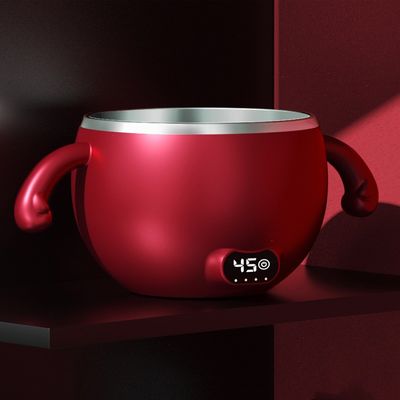 300 ml Babyfutter-Wärmer Schüssel HW01 Tragbare Elektrische Große Edelstahl Babyfutterbehälter Warmer für Reisen