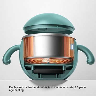 300 ml Babyfutter-Wärmer Schüssel HW01 Tragbare Elektrische Große Edelstahl Babyfutterbehälter Warmer für Reisen