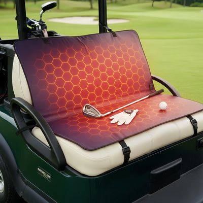 Golf-Heizkissen Heizung Golf-Wagen-Sitzdeckel mit PU-Material Drei Temperatur-Einstellungen und 4 Stunden automatisch ausgeschalteter Timer für die Wärme
