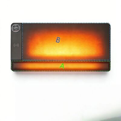 Anpassbare Überhitzungsschutz-Beheizte Mauspad mit kabellosem Laden und Handgelenkauflage Intelligentes Heiz-Mauspad