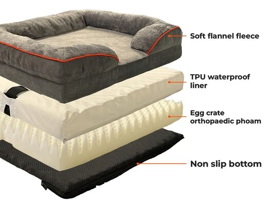 Smart Pet Bed mit App-basierter Echtzeit-Überwachung der Herzfrequenz, Atmung und Schlaf