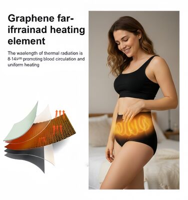 Anpassbare Graphen-Elektroheizhose Antibakteriell für Damen Warme Unterwäsche mit Heizfunktion für den Unterleib