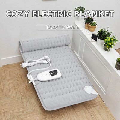 SHEERFOND Elektrische Decke Wintergebrauch Heizdraht-Element Hochwertige Flannel 120V Waschbar mehrere Wärme Ebenen