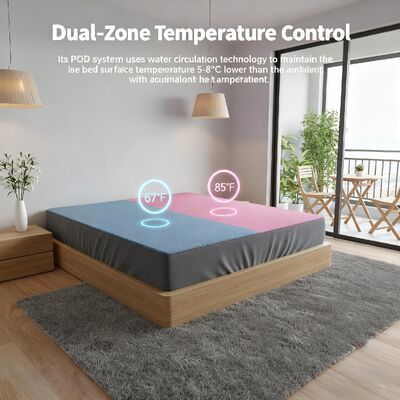 Wassergekühlte Matratze mit hoher Kühldichte, individuelle Größen, faltbar, tragbares Design, unterstützende Massage, Komfort, waschbar