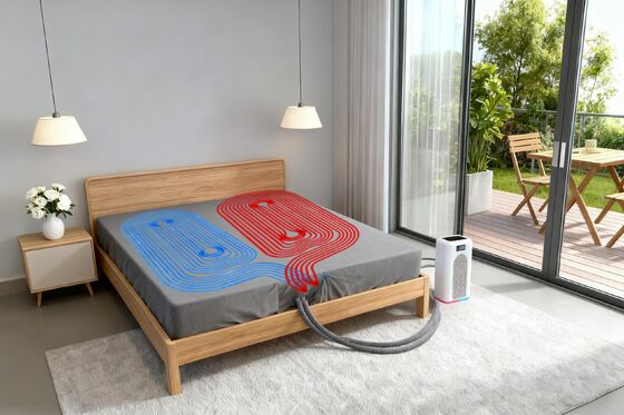Wassergekühlte Matratze mit hoher Kühldichte, individuelle Größen, faltbar, tragbares Design, unterstützende Massage, Komfort, waschbar