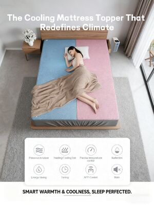 Wassergekühlte Matratze mit hoher Kühldichte, individuelle Größen, faltbar, tragbares Design, unterstützende Massage, Komfort, waschbar