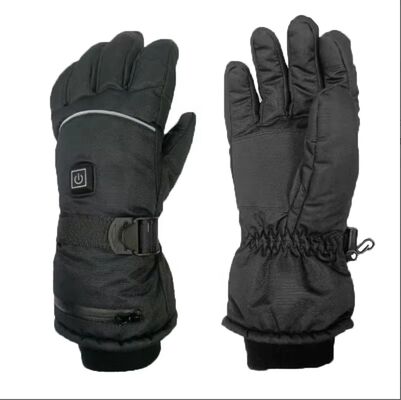 Waterproof Heating Mittens Lithium Battery Heated Gloves Rechargeable Three-speed Temperature Control Heated Ski Mittens