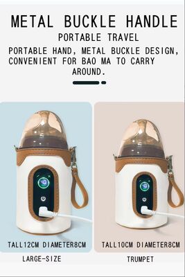 Sheerfond USB Portable Milk Warmer 5V2A Niederdruck-Sicherheitsflaschenwärmer mit Poly/Baumwolle/EVA-Material für Säuglinge