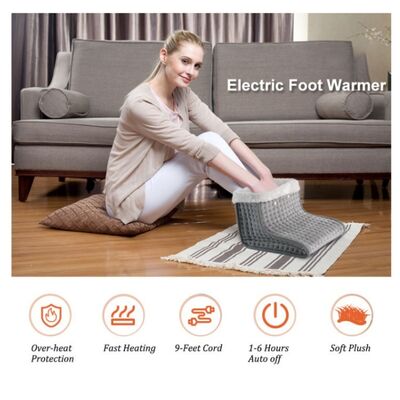 SHEERFOND Tragbare Winter-USB-Batterie 220V umweltfreundlich Polyester verstellbarer Thermostat Lüftung Fußwärme für