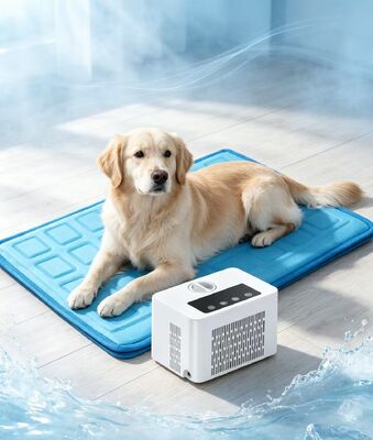 Smart pet bed water cooling pad perfect for dogs cats and small pets to escape sweltering temperatures indoors outdoors