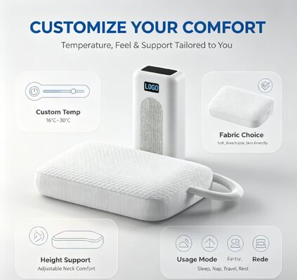 Electric Heating Pillow Suitable for Year Round Providing Both Cooling and Heating Functions to Fit Seasonal Comfort Needs