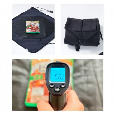 Tragbare selbstverschließende Heiztasche, wiederverwendbare Heiztasche, geeignet für Instant-Nudeln, Curry und Speisen, die sofort gegessen werden können
