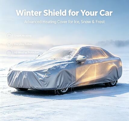 Flexible Heizkappe für Fahrzeuge, die für verschiedene Fahrzeugtypen Heizung und Schutz vor Schneefrost und Temperaturen bis zum Gefrierpunkt bietet