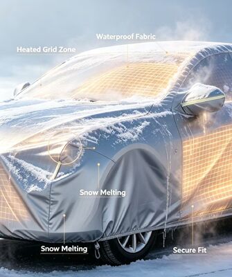 Flexible Heizkappe für Fahrzeuge, die für verschiedene Fahrzeugtypen Heizung und Schutz vor Schneefrost und Temperaturen bis zum Gefrierpunkt bietet