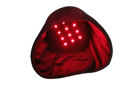 Red Light Therapy Cap with RLT & NIR, 10Hz&40Hz Pulse Breathing Mode Scalp Therapy Hat for Brain Relaxation, Improving Sleep & Relieve Stress