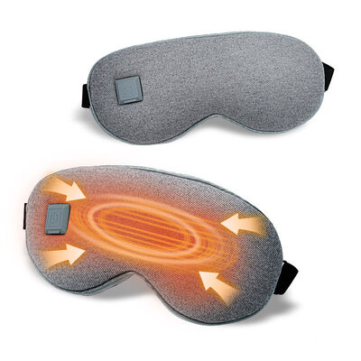Verstellbare Temperatur Heizkissen Augenmaske | Superweiche PU Tragbare Schnellheizende Augenmaske 1000mAh Akku zur Linderung von Augenermüdung
