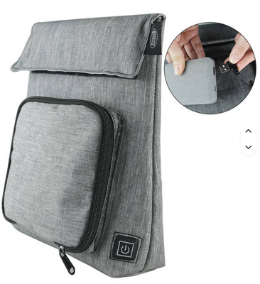 Multi-Mahlzeiten-kompatible elektrische Lunchbox-Heiztasche, wasserdichte USB-Lebensmittelwärmer für verschiedene Lebensmittelarten, 3-stufige Temperaturregelung von 50-59℃, waschbar, abnehmbar, auslaufsicher zum Aufladen für Outdoor-Ausflüge