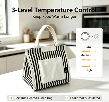 Der ultimative tragbare Speisenwärmer für Roadtrips, Camping & Büro – USB-beheizte Lunchtasche mit Schnellheiztechnologie
