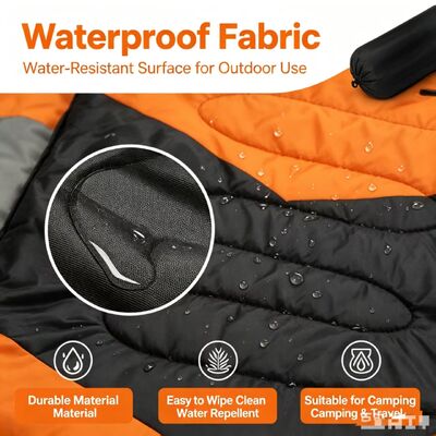 Kompakter, leicht zu verstauender beheizbarer Hundeschlafsack, leichter, faltbarer Haustierschlafsack (0,93 kg) für kleine und mittelgroße Hunde verschiedener Rassen, perfekt für Zuhause und Outdoor-Aktivitäten bei kaltem Wetter