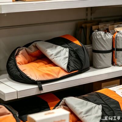 Klappbarer, tragbarer, beheizter Schlafsack für Hunde, leicht zu tragen und aufzubewahren, 3-stufig einstellbarer, wasserdichter, kratzfester Schlafsack für Haustiere, CE FCC ROHS-zertifiziert