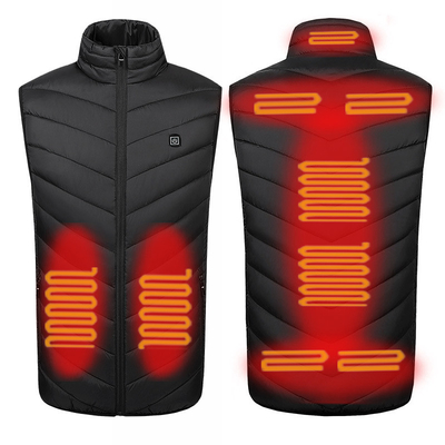 USB 5V elektrisch beheizte Weste Jacke wasserdichtes waschbares Graphenfilmmaterial