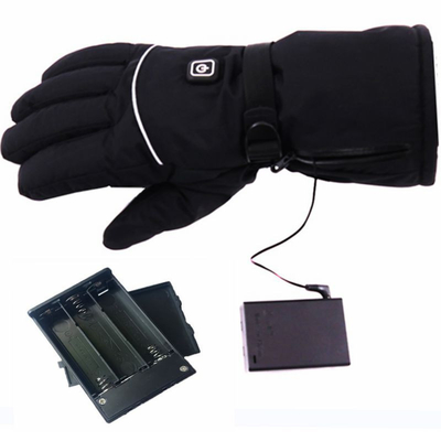 Winterwasserdichte PU-Lederhandschuhe mit elektrischer Heizung für Außenarbeit und Aktivitäten
