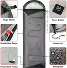 Graphen Elektroheizung Geräte Schlafsack Wasserdichtes Nylon Material ODM
