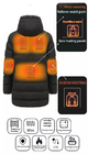 ODM Graphen-Heizungsjacke, elektrisch beheizte Fleece-Jacke für fernes Infrarot