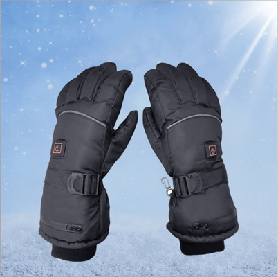 Winterwasserdichte PU-Lederhandschuhe mit elektrischer Heizung für Außenarbeit und Aktivitäten