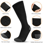 wieder aufladbare beste elektrische erhitzte Socken der Damen-12v für Winter