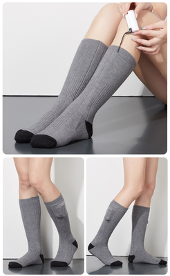 Graphene Heizplatte 100% reines Baumwollgewebe Technologie Elektrische Fußwärmer Socken