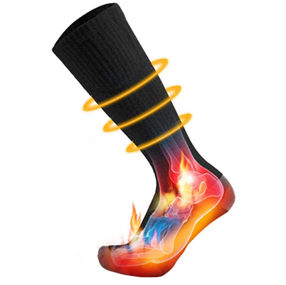 Graphene Heizplatte 100% reines Baumwollgewebe Technologie Elektrische Fußwärmer Socken