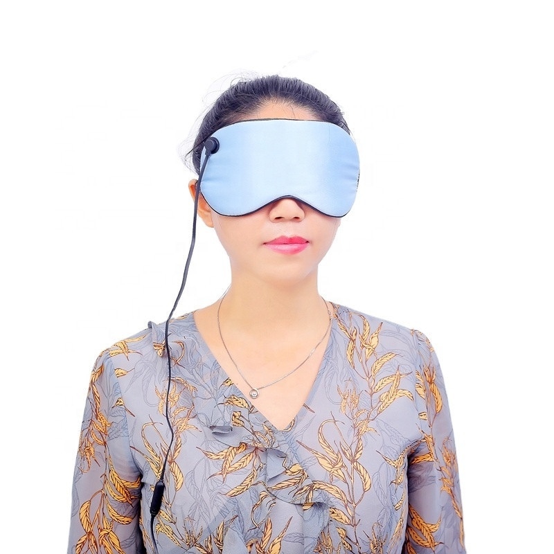 Mode-USB-Seide-Heizung Schlaf-Augenmaske für trockene Augen Warmkompressen Reisen