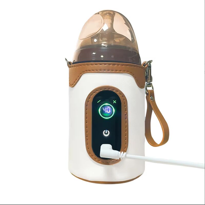 Sheerfond USB Portable Milk Warmer 5V2A Niederdruck-Sicherheitsflaschenwärmer mit Poly/Baumwolle/EVA-Material für Säuglinge