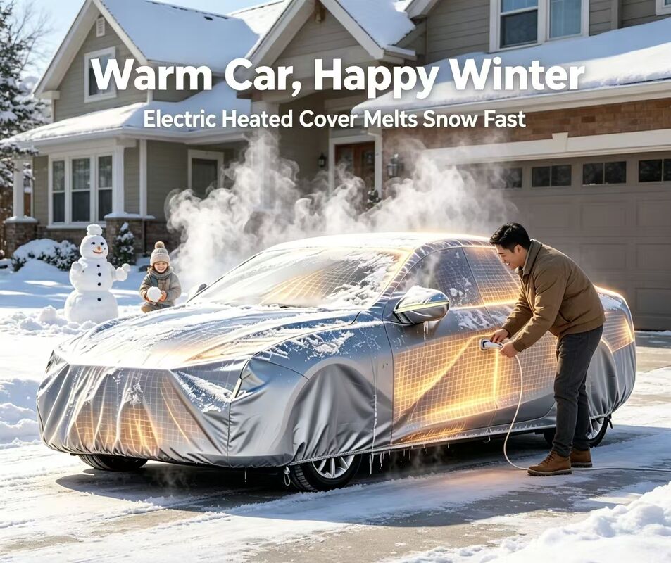 Flexible Autoheizkappe mit anpassbaren Optionen und OEM-Dienstleistungen, die im Winter eine gleichbleibende Heizung und einen schützenden Motor bieten
