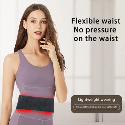 Warm Palace Belt Graphene Film Heating Waist Belt with 3 Speed Adjustable Temperature and Far Infrared Red Light Therapy