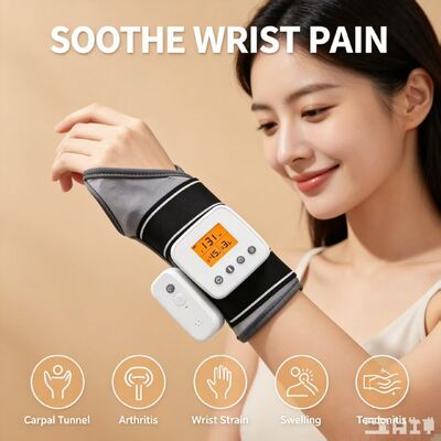 Erwärmter Schwingungsgitter für Handgelenktherapie. 3 Wärme- und Zeitmodi, 3000mAh USB-Ladung Heizung Handgelenksupport Klammer zur Linderung von Handgelenkschmerzen, Tenosynovitis und Arthritis