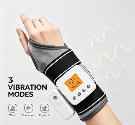 Weichgewebe Erhitzte Handgelenkschutzstütze mit Vibrationsmassage, Multi Timing Modes Wiederaufladbare Heizung Handgelenkschraube