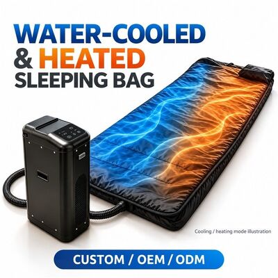 Wasserkühlung und beheizbarer Schlafsack, Dual-Mode-Wasser-Kühlung und Heizung Schlafsystem mit Steuereinheit und Wellschlauch, Individuelles Design Farbe Logo und Verpackung, OEM ODM